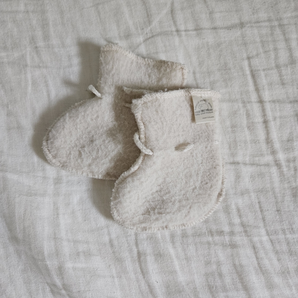 Wool Baby Booties
